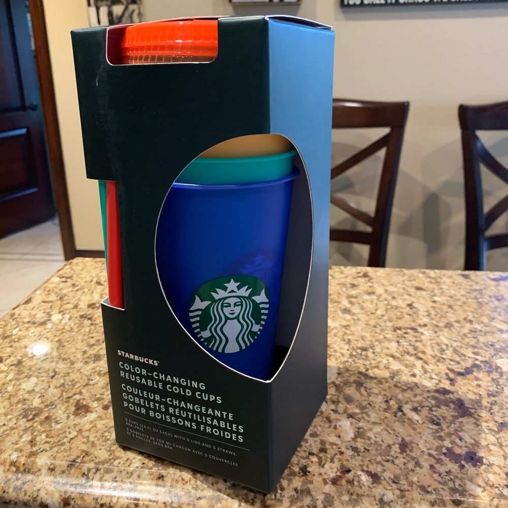 Starbucks color changing cups